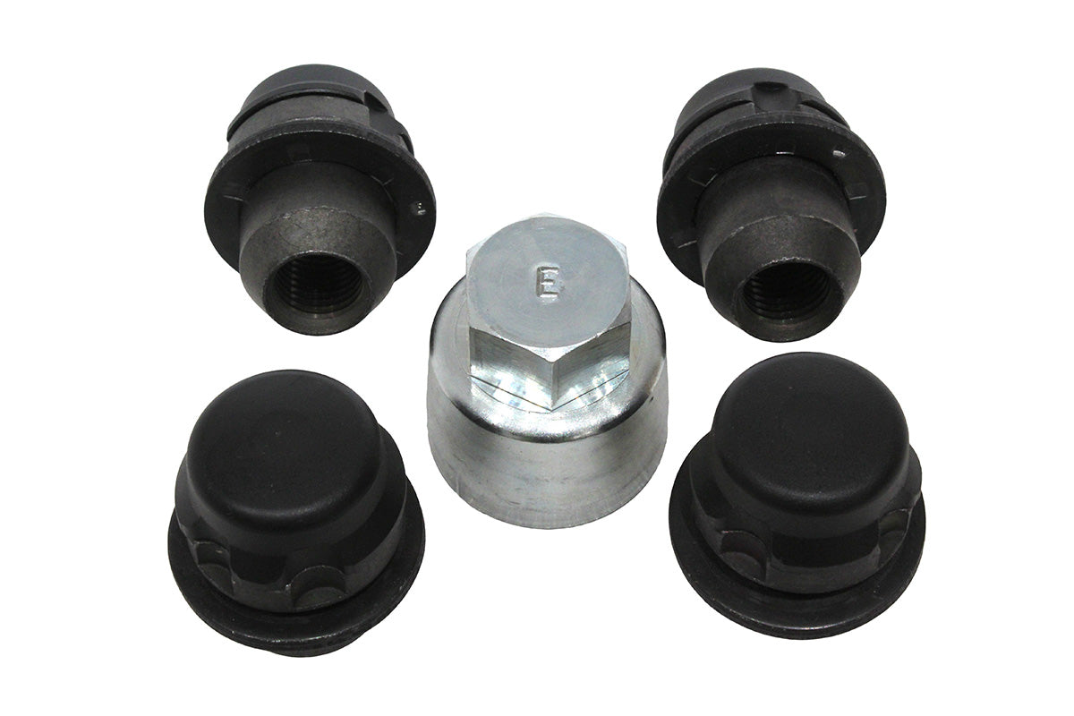 GA2548 LOCKING WHEEL NUT KIT SATIN BLACK D3/D4/D5/RRS/L322/L663