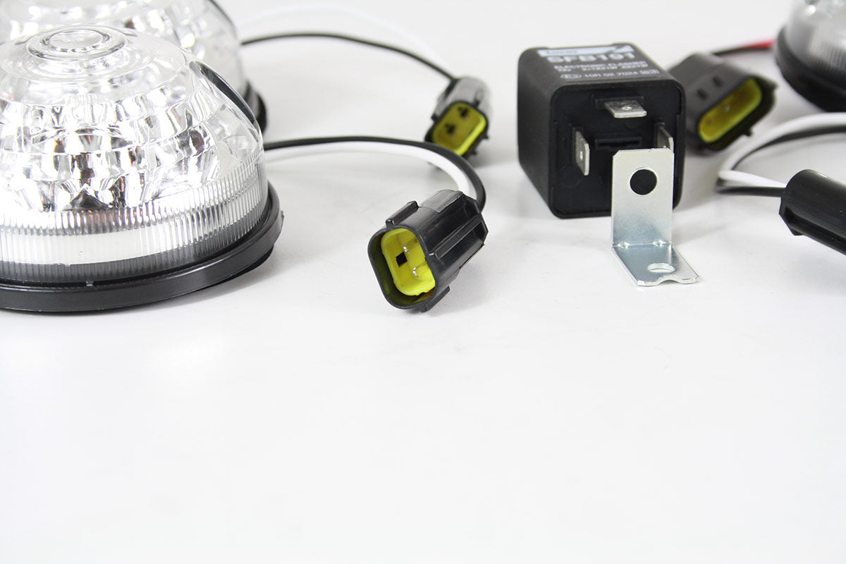 GL1191 WIPAC CLEAR LENS LED LIGHT KIT FOR DEFENDER 90/110 AND SERIES 3