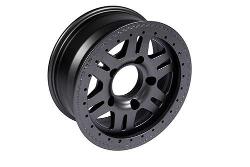 TF102 RVS BEADLOCK WHEEL - MATT BLACK - DEF/D1/RRC