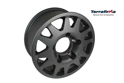 TF105 DAKAR WHEEL BLACK 7X16 - ALLOY WHEEL NUTS ONLY-DEF-RRC-D1