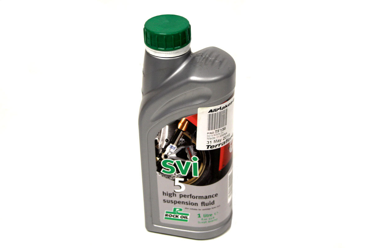 TF156 ROCK OIL SVI 5W SHOCK ABSORBER OIL 1 LITRE