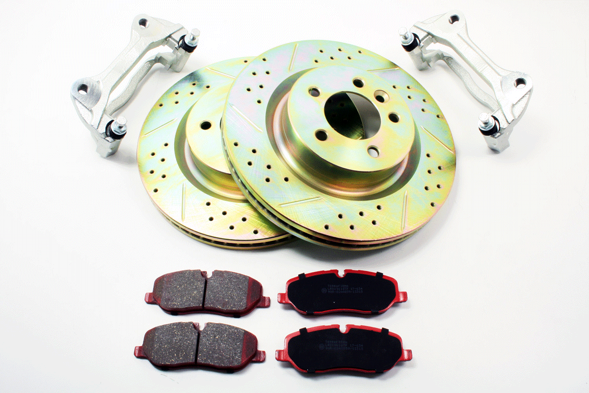 TF636 TF 340MM BIG BRAKE UPGRADE: CDG DISCS/PREM. CERAMIC PADS - D3/D4/RRS