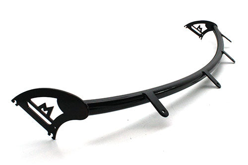 TF7002 ROOF LIGHT MOUNT BAR - SATIN BLACK - CURVED TUBULAR STEEL - D1/D2
