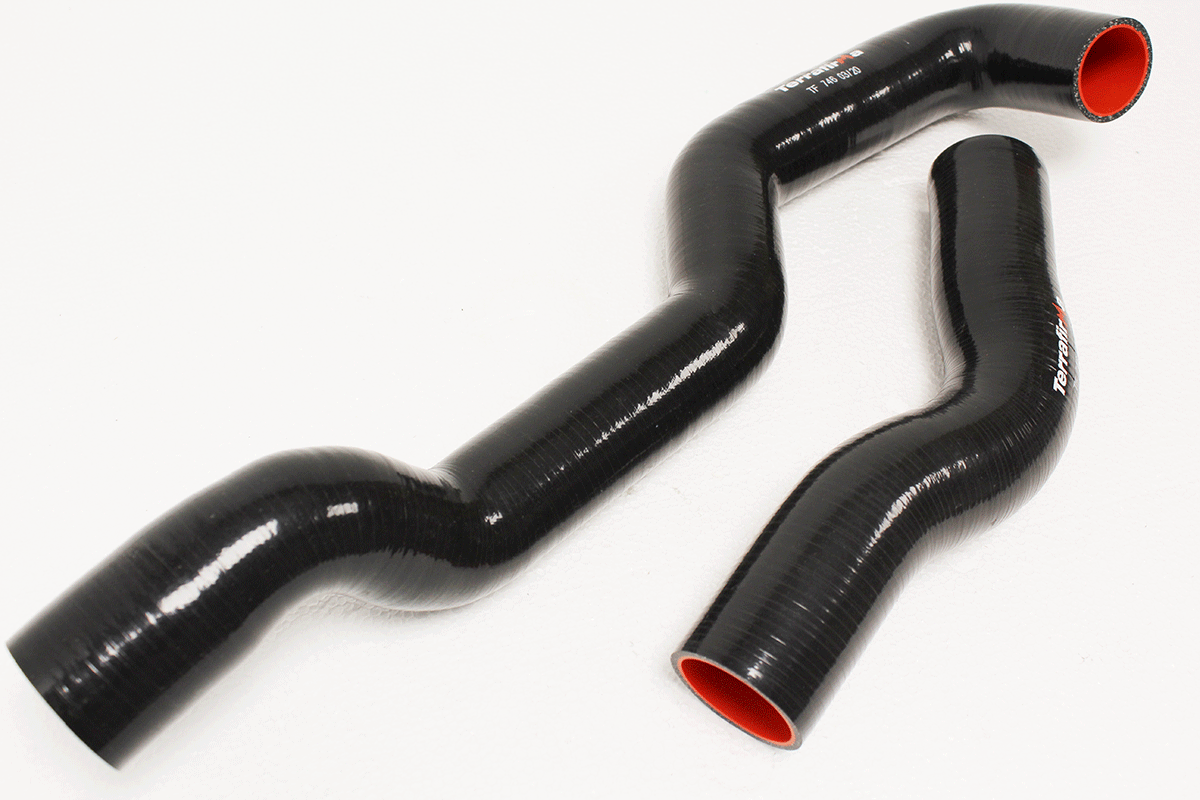 TF746 SILICONE HOSE KIT BLACK DEFENDE PUMA 2.2L LATE TD4