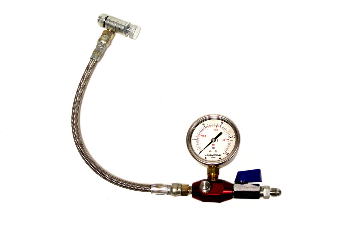 TFGASKITPRO SHOCK GASSING HOSE AND GAUGE - GAS KIT