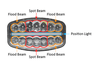 WDD0056JB DRIVING LIGHT - 10" JUMBO STYLE