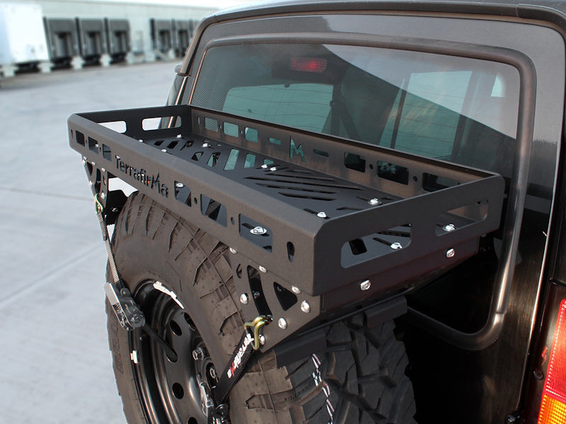 TF065 TERRAFIRMA SPARE WHEEL MOUNTED LUGGAGE RACK