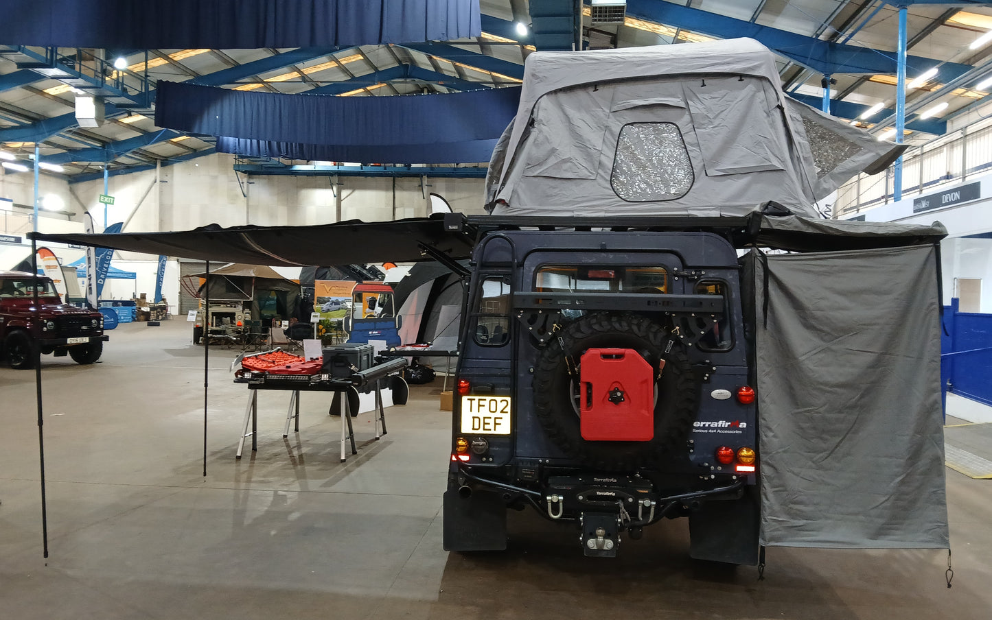 TF1731 TERRAFIRMA 1m x 1m LED SHOWER AWNING