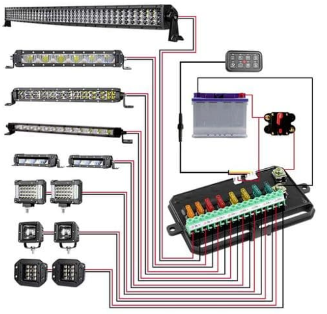 TF7010  8 WAY SWITCH PANEL SYSTEM