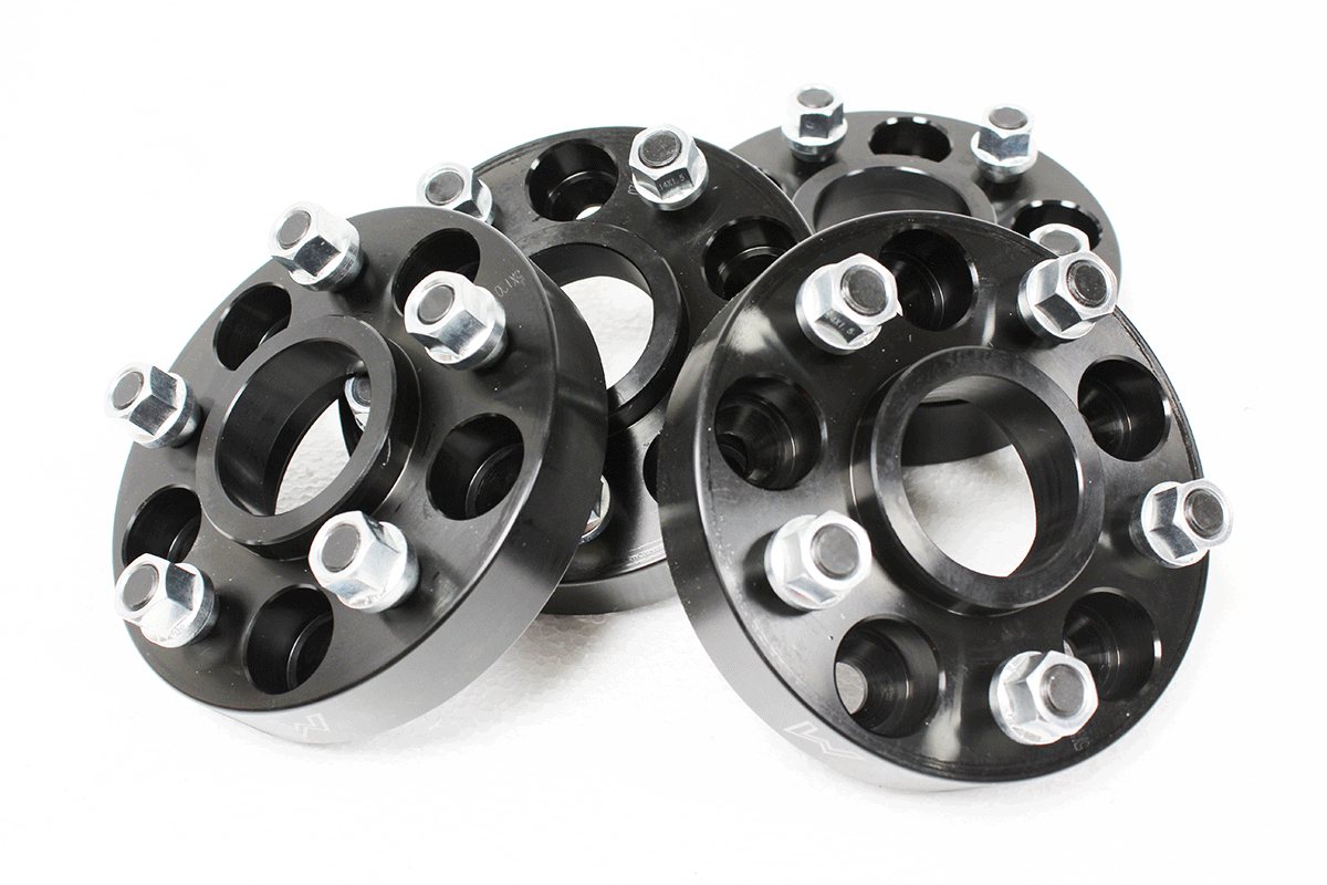 TF303B WHEEL SPACERS 30MM ALLOY SET OF 4 BLACK D3/D4/D5/NEW DEF