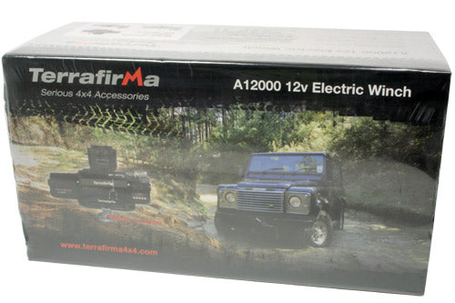 TF3301 A12000 WINCH - SYNTHETIC ROPE WIRELESS + CABLE REMOTE CONTROL