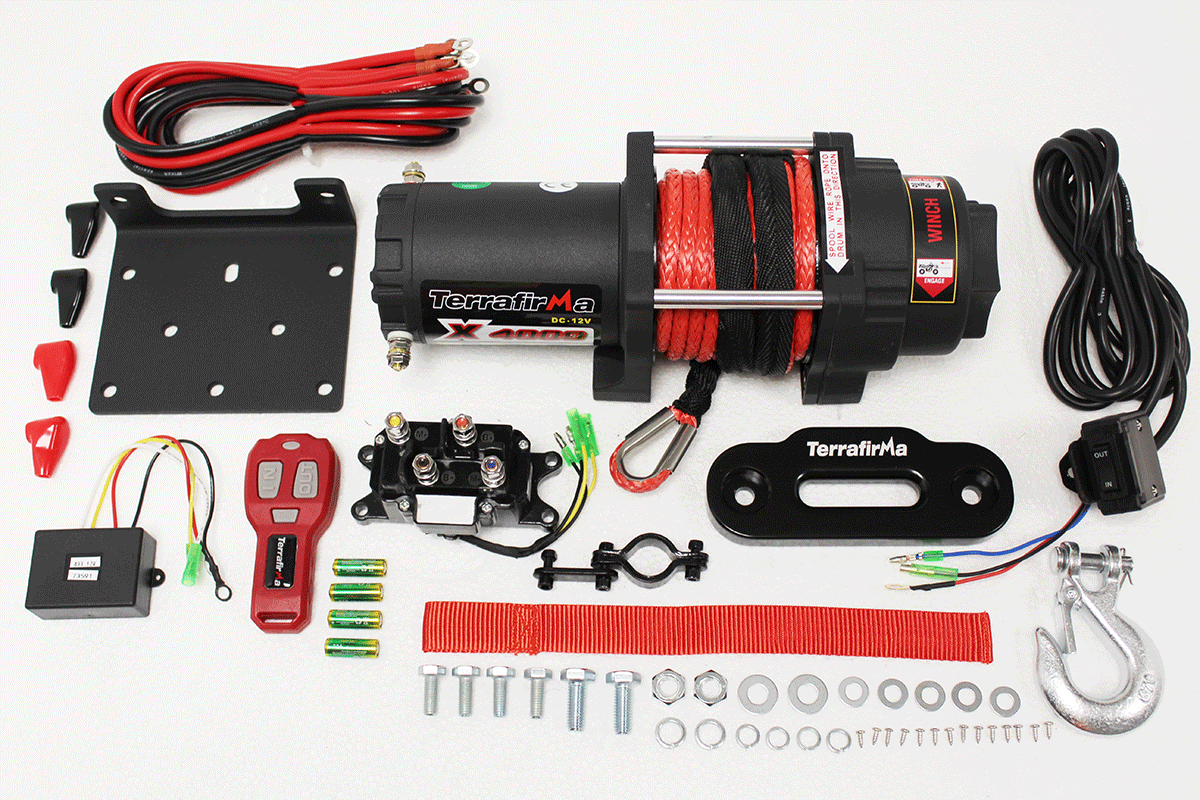 TF3340 X4000 4000lb 12V WINCH