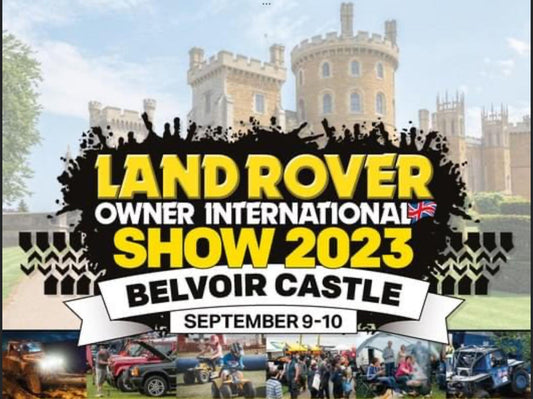 Land Rover owner international show 2023 at Belvoir castle.