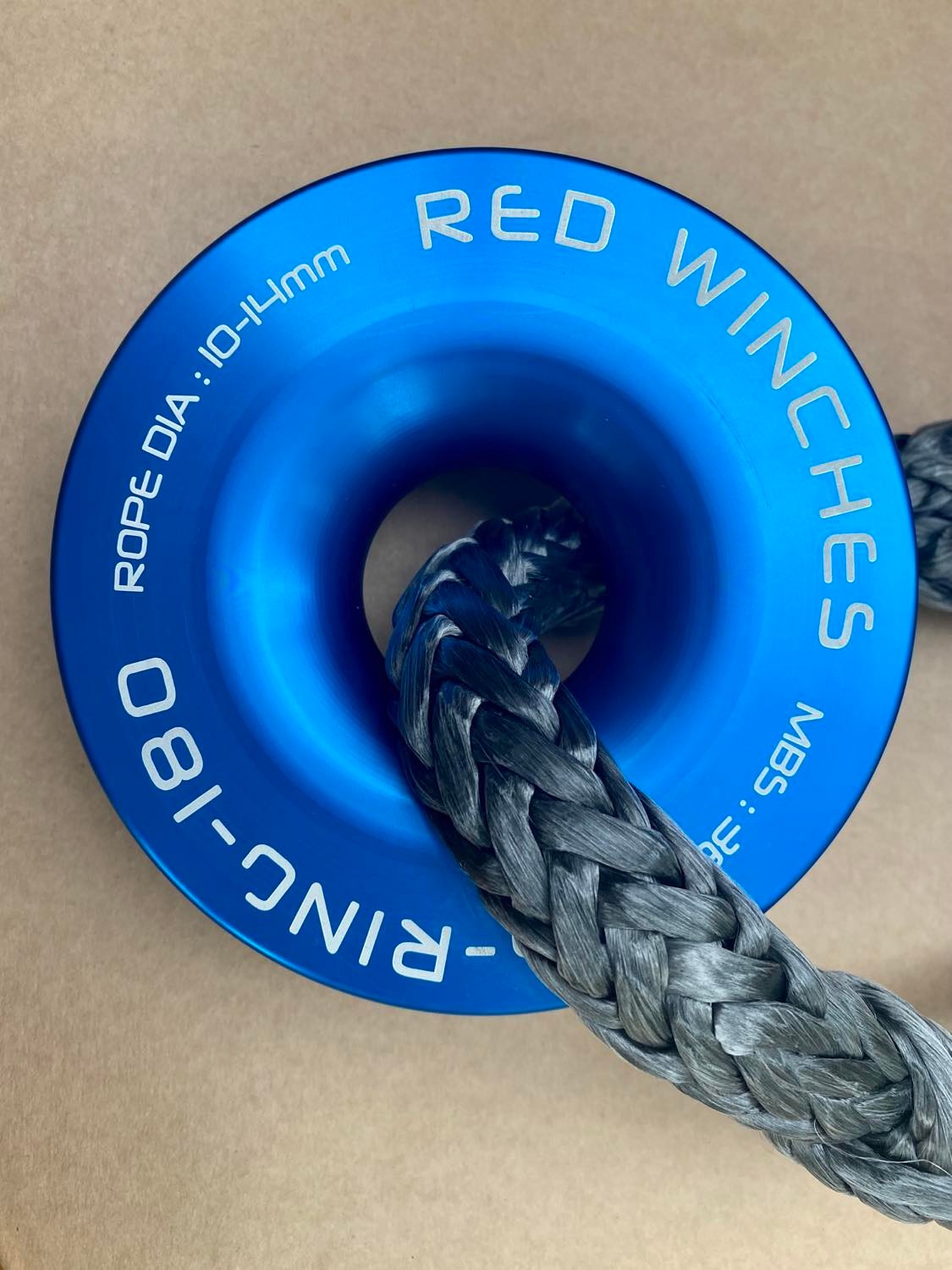 S-RING-180 RED WINCH Snatch ring 18T