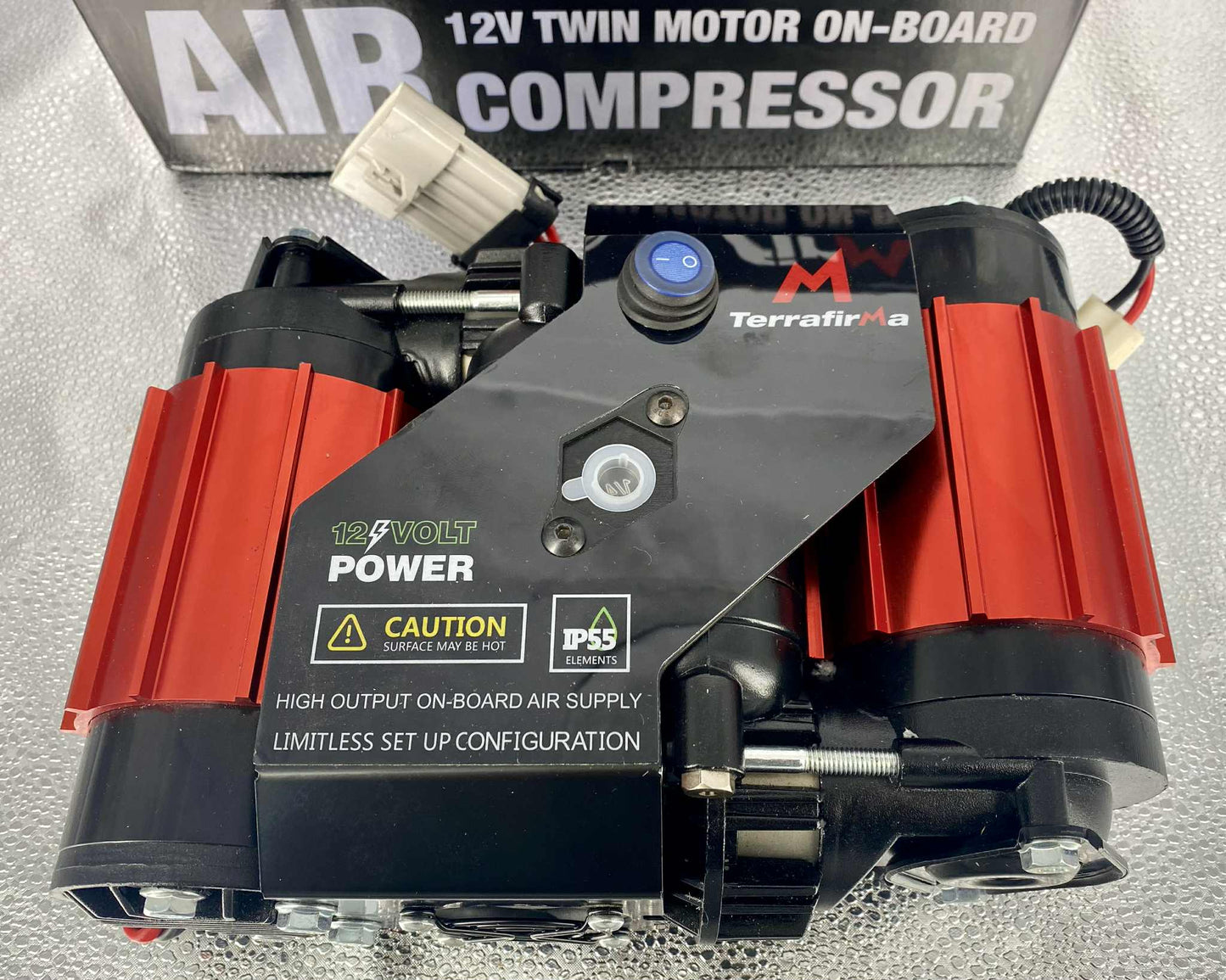 TF2940 TERRAFIRMA TWIN ONBOARD 12V COMPRESSOR