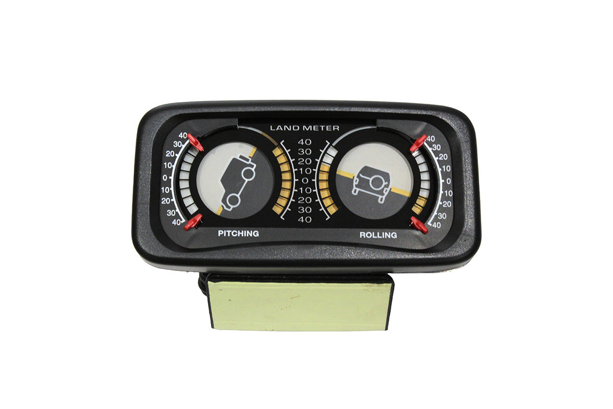 GE2001 LANDMETER INCLINEOMETER INDICATES THE ANGLE OF TILT OF THE VEHICLE