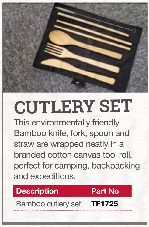 TF1725 TF BAMBOO CUTLERY SET