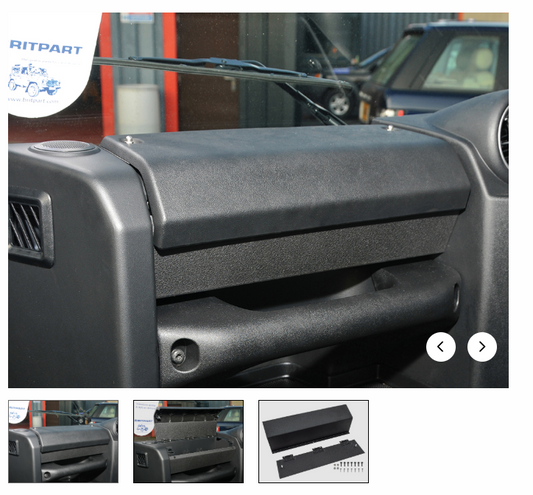 GA2603 GLOVE BOX  for the Defender which utilises the available dashboard space