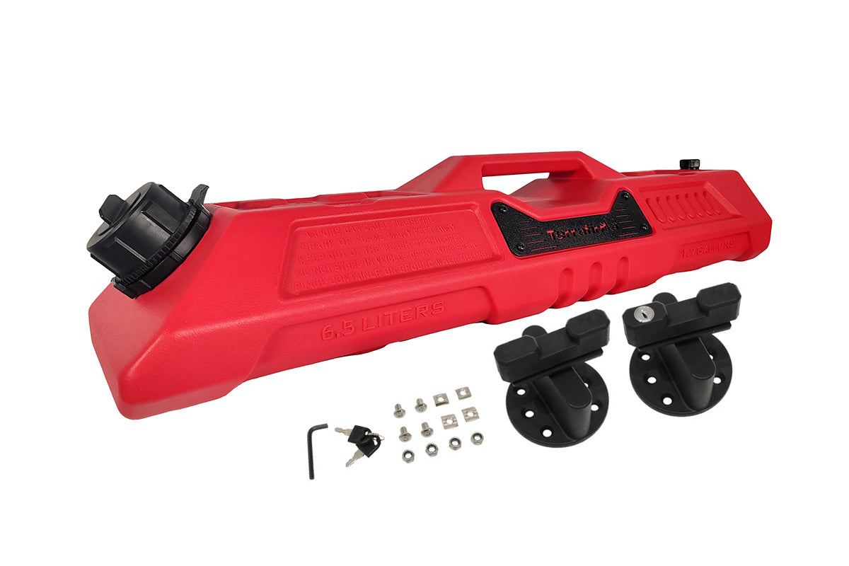 TF1753R TERRAFIRMA RED 6.5L LONG TERRA CAN WITH LOCK & THREAD MOUNTS