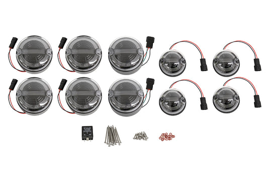 TF31039 95MM HALO & BAR STYLE LED DEFENDER LIGHT KIT - CLEAR