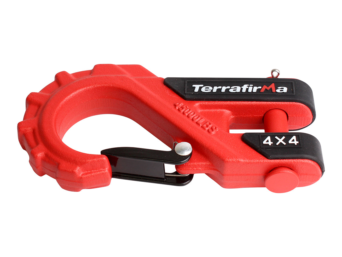 TF3382R TERRAFIRMA RED EXTREME WINCH HOOK 45000LBS