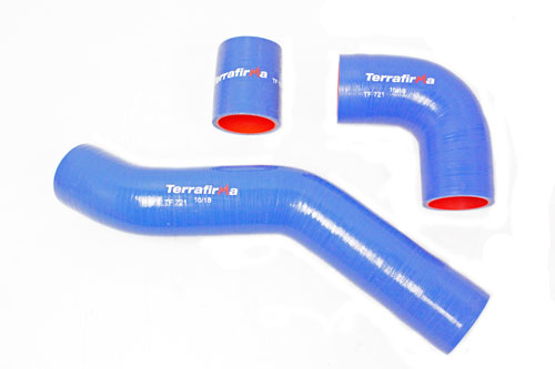 TF721  SILICONE INTERCOOLERHOSE KIT BLUE - 300TDI - DEF/DISCO1/RRC