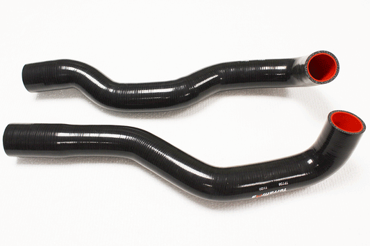 TF738 SILICONE INTERCOOLER HOSE KIT BLACK DEFENDER 90/110/130 PUMA 2.4L TD4