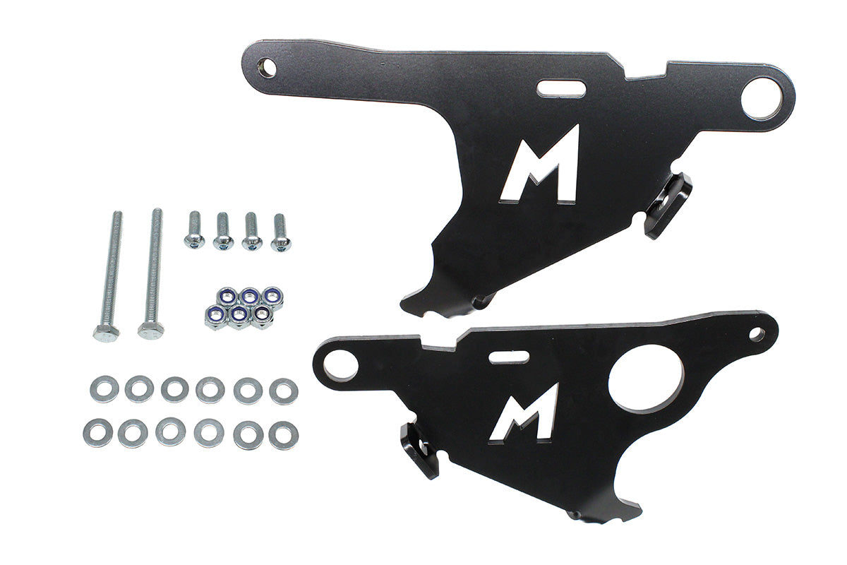 TF841RB TERRAFIRMA STEERING GUARD - RHD - BLACK ALLOY - DEFENDER