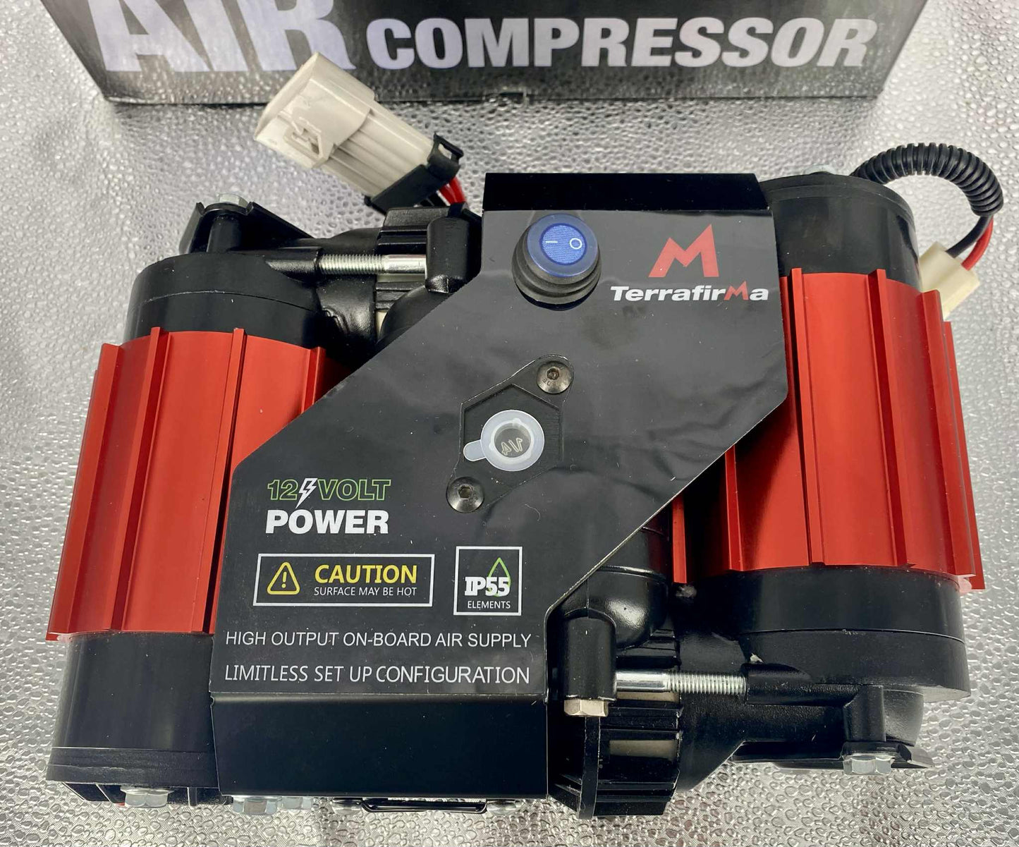 TF2940 TERRAFIRMA TWIN ONBOARD 12V COMPRESSOR