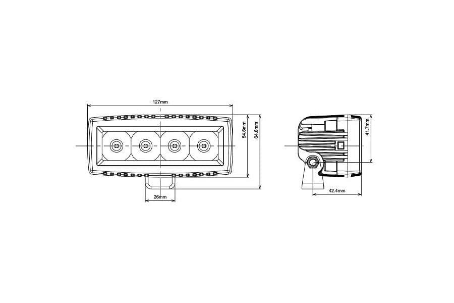 WDD0048 WILDERNESS LIGHTING COMPACT 2+ - Scene Beam Pattern